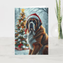 Search for st bernard christmas cards Pet