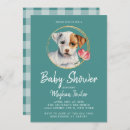 Search for puppy dog baby shower invitations Gender neutral