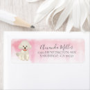 Search for poodle return address labels Puppy