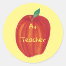 Search for watercolor apple stickers Teacher