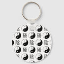 Search for black and white yin yang key rings Ying