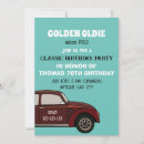 Search for antique car invitations Retro