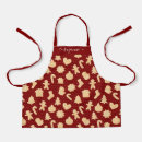 Search for mitten aprons Red