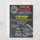 Search for retirement graduation invitations Firefighter