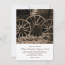 Search for country wagon wheel wedding invitations Western