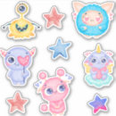 Search for girl monster stickers Cute