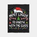 Search for funny christmas blankets Most likely