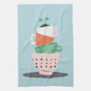 Search for plant tea towels Illustration