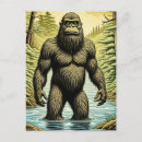 Search for cryptid postcards Sasquatch