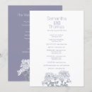 Search for outline wedding programs Botanical