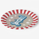 Search for blue and white striped plates For kids