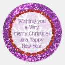 Search for purple merry christmas stickers Snowflake