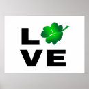 Search for lucky shamrock clover posters Green