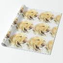 Search for golden retriever christmas wrapping paper Dogs