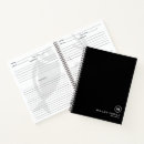Search for blank notebooks Black white