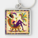 Search for fleur de lis mask key rings Feathers