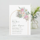 Search for blush floral baby shower invitations Boho