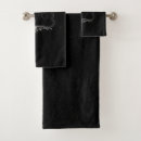 Search for black and silver bath towels Elegant