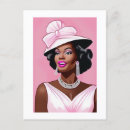 Search for african american woman cards invites Pink