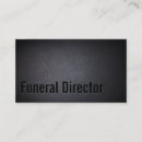 Search for funeral director business cards Cemetery
