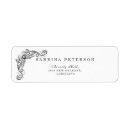 Search for flourishes return address labels Modern