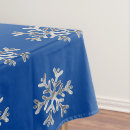 Search for silver snowflake tablecloths Blue