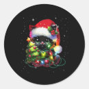 Search for cat in santa hat stickers Funny