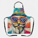 Search for fourth of july aprons Bbq