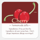 Search for cherry preserves stickers Fruit