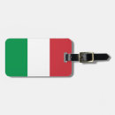 Search for italy luggage tags Italian flag