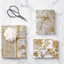 Search for vintage script wrapping paper Antique