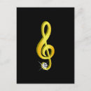 Search for clef notes postcards Musical