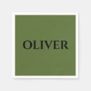 Search for olive green napkins Black