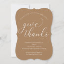 Search for elegant thanksgiving invitations Minimalist