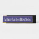 Search for funny sayings name plates Modern