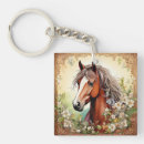Search for horse lover square key rings Equestrian