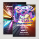 Search for video game controllers invitations Gaming party