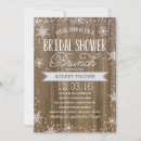 Search for snowflakes bridal shower invitations Typography