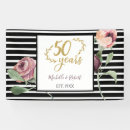Search for 50th anniversary banners Glitter