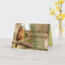 Search for bird song cards Singing