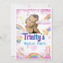 Search for double rainbow invitations Unicorn