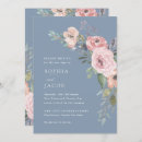 Search for dusty blue and dusty rose wedding invitations Watercolor