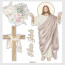 Search for jesus is risen stickers Illustration