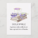 Search for bibliophile postcards Book