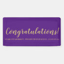 Search for purple graduation banners Graduate