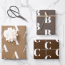 Search for letter wrapping paper Initials