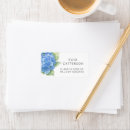 Search for hydrangea flower return address labels Botanical