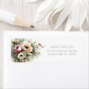 Search for elegant rustic return address labels Flowers
