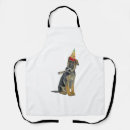 Search for wolf faces aprons Dog