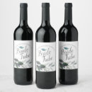 Search for bridesmaid proposal wine labels Dusty blue